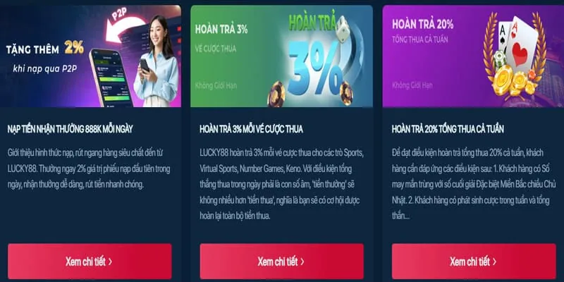 Hoàn trả hàng tuần 56net
